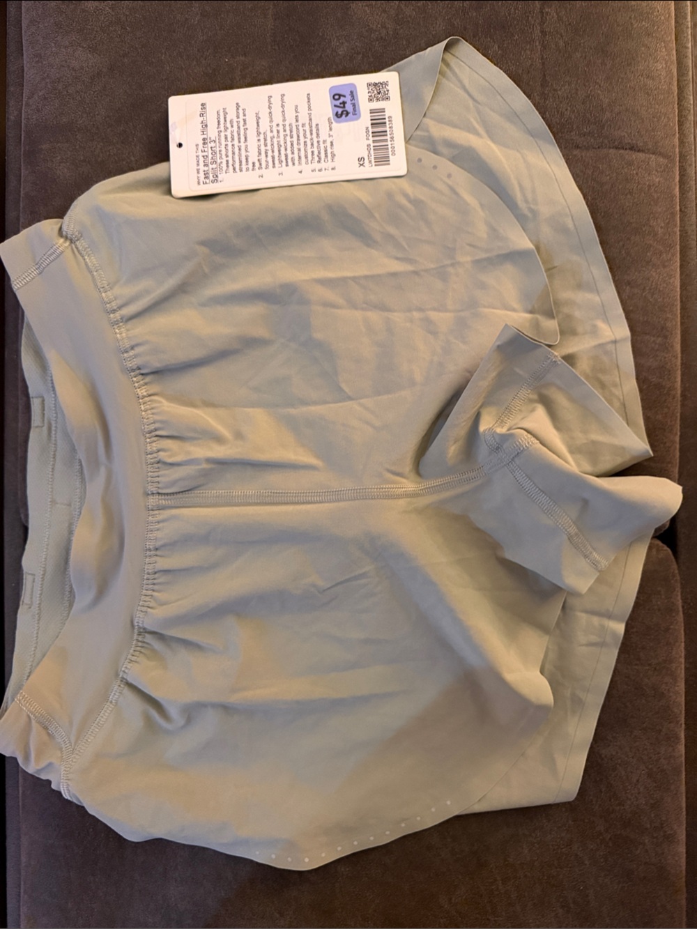 lululemon athletica Light Beige High-Rise Athletic Shorts